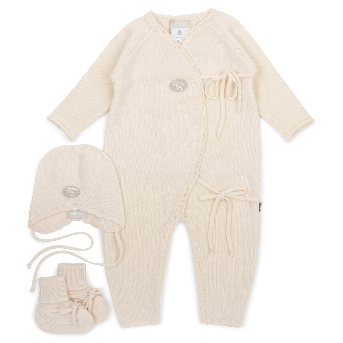 Hentesett i 100% merino