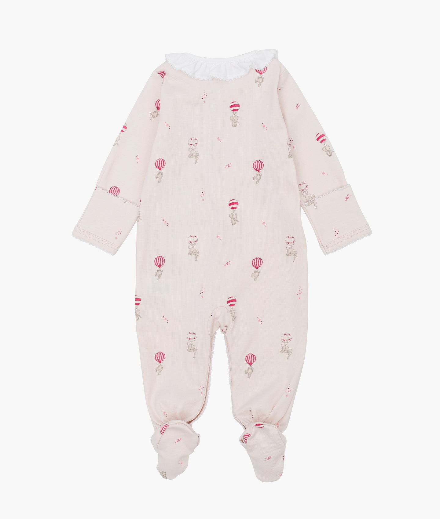 Elephants ruffled footie